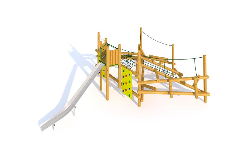 Technical render of a Scafell Climber with Slide